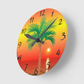 Palmwandklok Ronde Klok (Hoek)