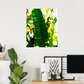PalmWaterverf Poster (Thuiskantoor)