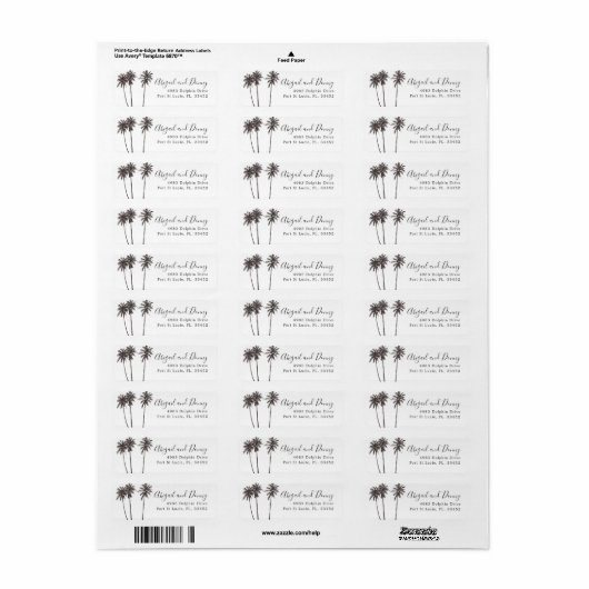 palmwind | etiket (Full Sheet)