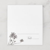 palmwind | Tafel Escort Plaatskaartje (Buitenkant ongevouwen)