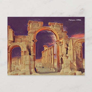 Palmyra (/ˌpælˈmaɪrə/; Aramees: ܬܕplܡ ܘ ܪ ܬ ܐl Briefkaart