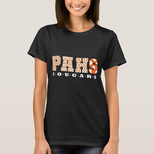 Palmyra Area High School Cougars T-Shirt (Voorkant)