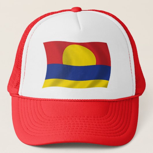 Palmyra Atol Vlag Hoed Trucker Pet (Voorkant)