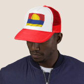 Palmyra Atol Vlag Hoed Trucker Pet (In situ)