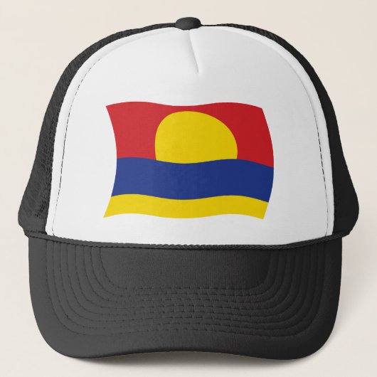 Palmyra Atol Vlag Hoed Trucker Pet (Voorkant)