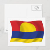 Palmyra Atoll Flag Briefkaart (Voorkant / Achterkant)