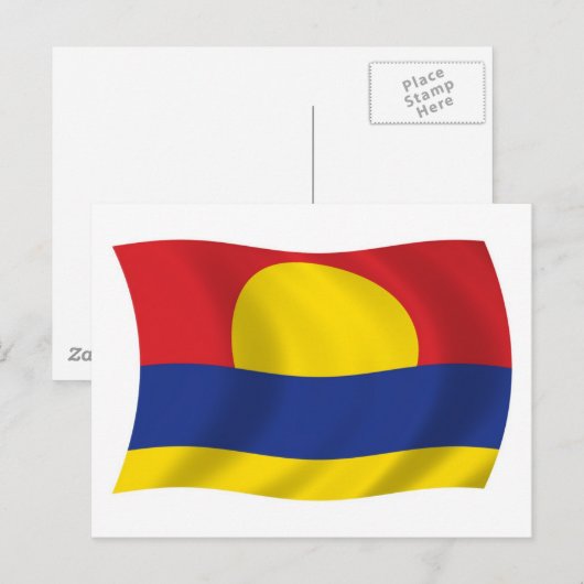 Palmyra Atoll Flag Briefkaart (Voorkant / Achterkant)