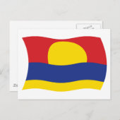 Palmyra Atoll Flag Briefkaart (Voorkant / Achterkant)