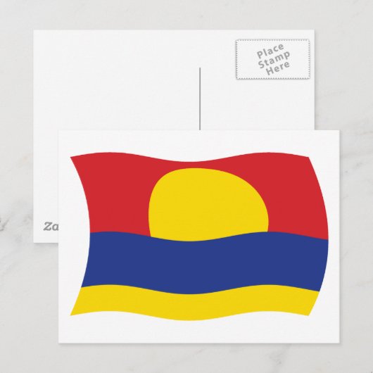 Palmyra Atoll Flag Briefkaart (Voorkant / Achterkant)