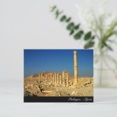 Palmyra, Bell Temple, Roman Ruins, Syrië Briefkaart (Staand voorkant)