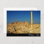 Palmyra, Bell Temple, Roman Ruins, Syrië Briefkaart (Voorkant / Achterkant)