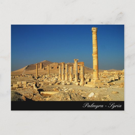 Palmyra, Bell Temple, Roman Ruins, Syrië Briefkaart (Voorkant)