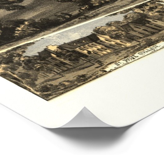 Palmyra, MO Panorama Map - 1869 Poster (Hoek)