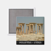 Palmyra, Syrische schatten nr. 3 (Fridge Magnet) Magneet (Voorkant / Achterkant)