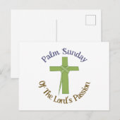 Palmzondag Briefkaart (Voorkant / Achterkant)