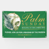 Palmzondag Buiten Spandoek (Horizontaal)