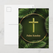 Palmzondag Feestdagenkaart (Voorkant / Achterkant)