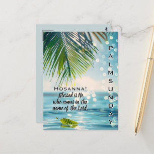 Palmzondag Hosanna Schriftuur Briefkaart