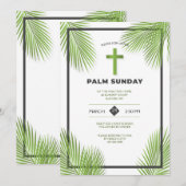 Palmzondag kader kaart (Voorkant / Achterkant)