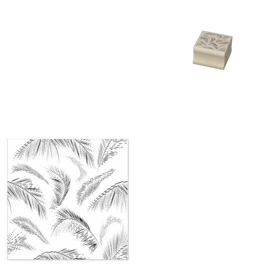 Palmzondag Tegel Rubberstempel (Gestempeld)