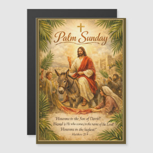 Palmzondag Triomfantelijke Intocht Illustratie