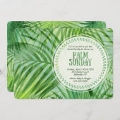 Palmzondag uitnodiging (Voorkant / Achterkant)