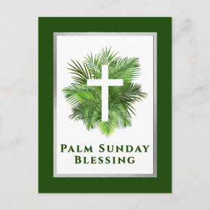 Palmzondag Zegen Heilige Week Feestdagenkaart