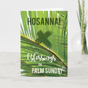 Palmzondag Zegeningen Hosanna Kaart