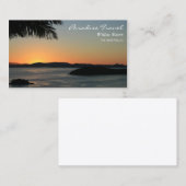 Palmzonnebank, Visitekaartje voor reizen (Voorkant / Achterkant)