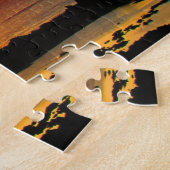 palmzonsondergang legpuzzel (Zijkant)