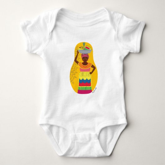 Palnasera van Cartagena Matryoshka Baby Bodysuit (Voorkant)