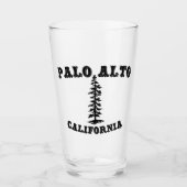 Palo Alto California Beer Glass Glas (Voorkant)