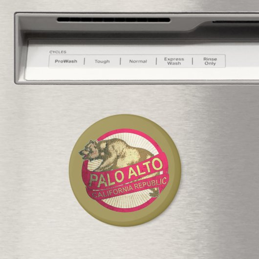 Palo Alto California  beer magneet (Insitu (Vaatwasser))