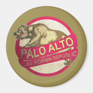 Palo Alto California beer magnet