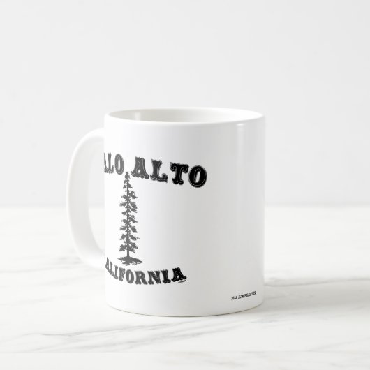 Palo Alto California Coffee Mok (Voorkant links)