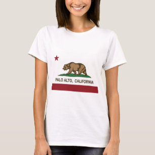 palo alto california staatsvlag t-shirt