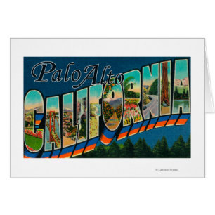 Palo Alto, Californië - grote letterscènes