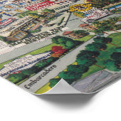 Palo Alto, Californië kaart Poster (Hoek)