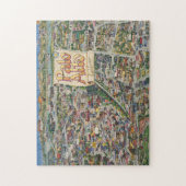 Palo Alto, Californische kaart Legpuzzel (Verticaal)