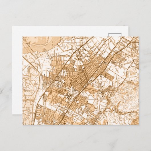 Palo Alto Menlo Park  Briefkaart (Voorkant / Achterkant)