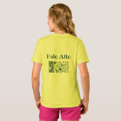 Palo Alto met decoratieve naam stad T-shirt (Achterkant volledig)