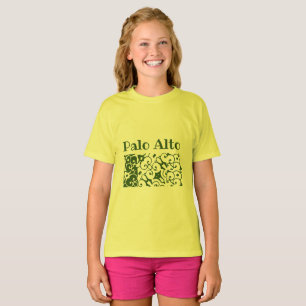 Palo Alto met decoratieve naam stad T-shirt