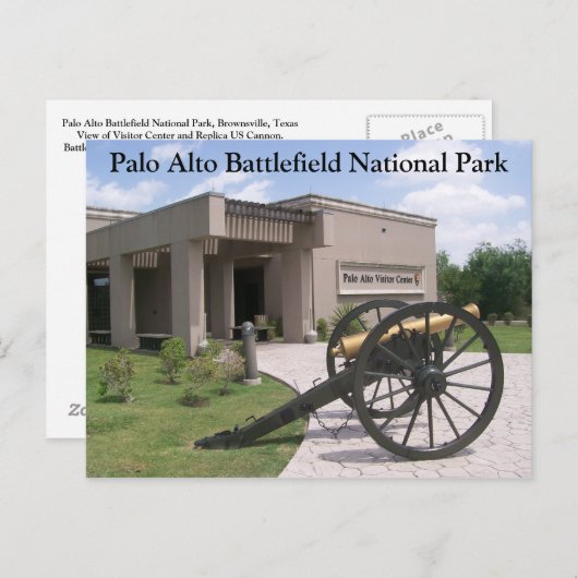 Palo Alto Visitor Center, Palo Alto Battlefield... Briefkaart (Voorkant / Achterkant)