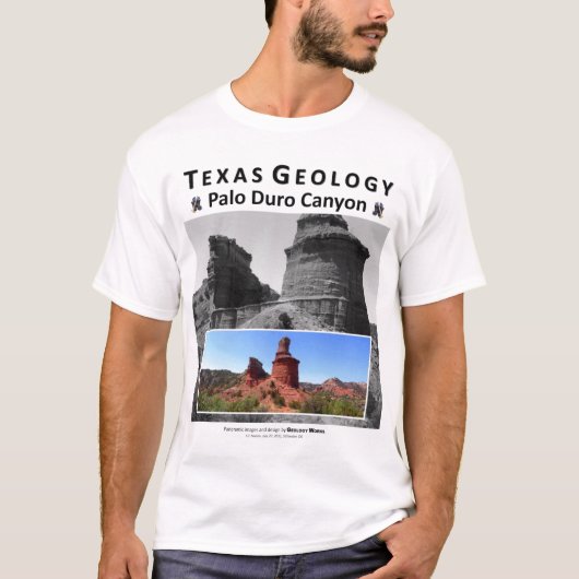 Palo Duro Canyon III - De vuurtoren T-shirt (Voorkant)