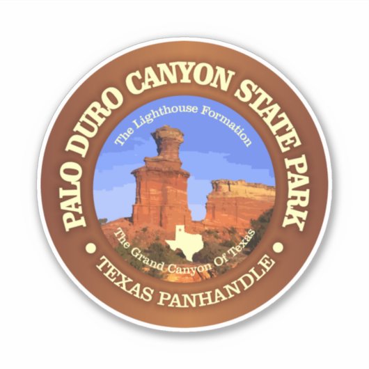 Palo Duro Canyon SP Sticker (Voorkant)