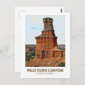 Palo Duro Canyon State Park Briefkaart (Voorkant / Achterkant)
