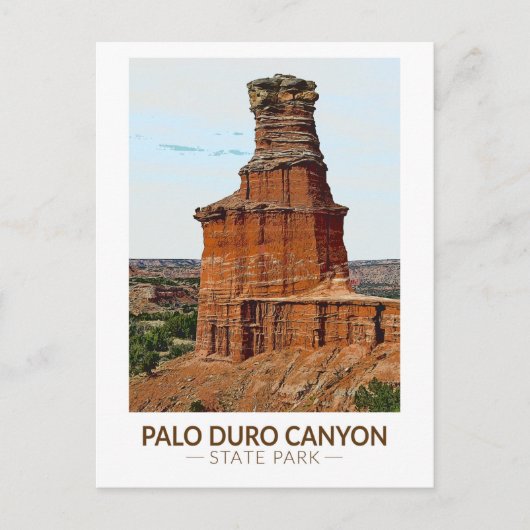 Palo Duro Canyon State Park Briefkaart (Voorkant)