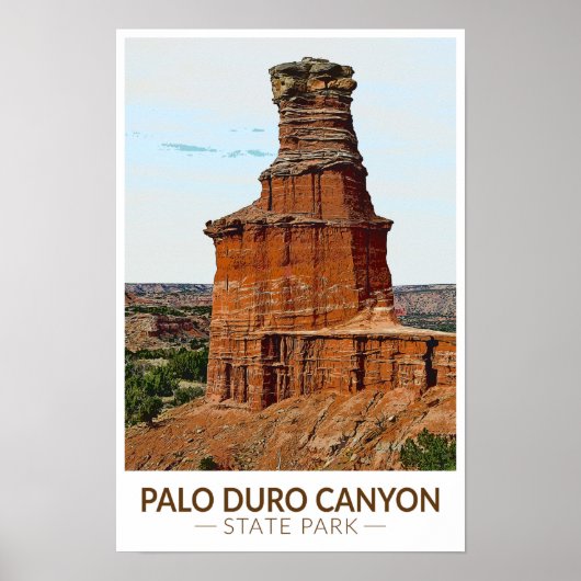 Palo Duro Canyon State Park Poster (Voorkant)