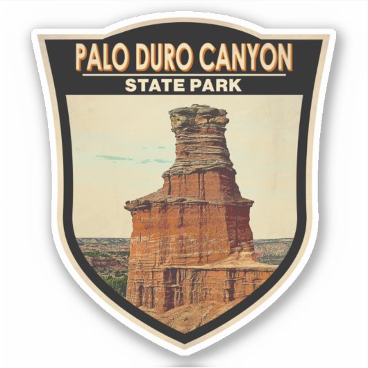 Palo Duro Canyon State Park Sticker (Voorkant)