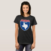 Palo Duro Canyon State Park Texas Highway Vakantie T-shirt (Voorkant volledig)